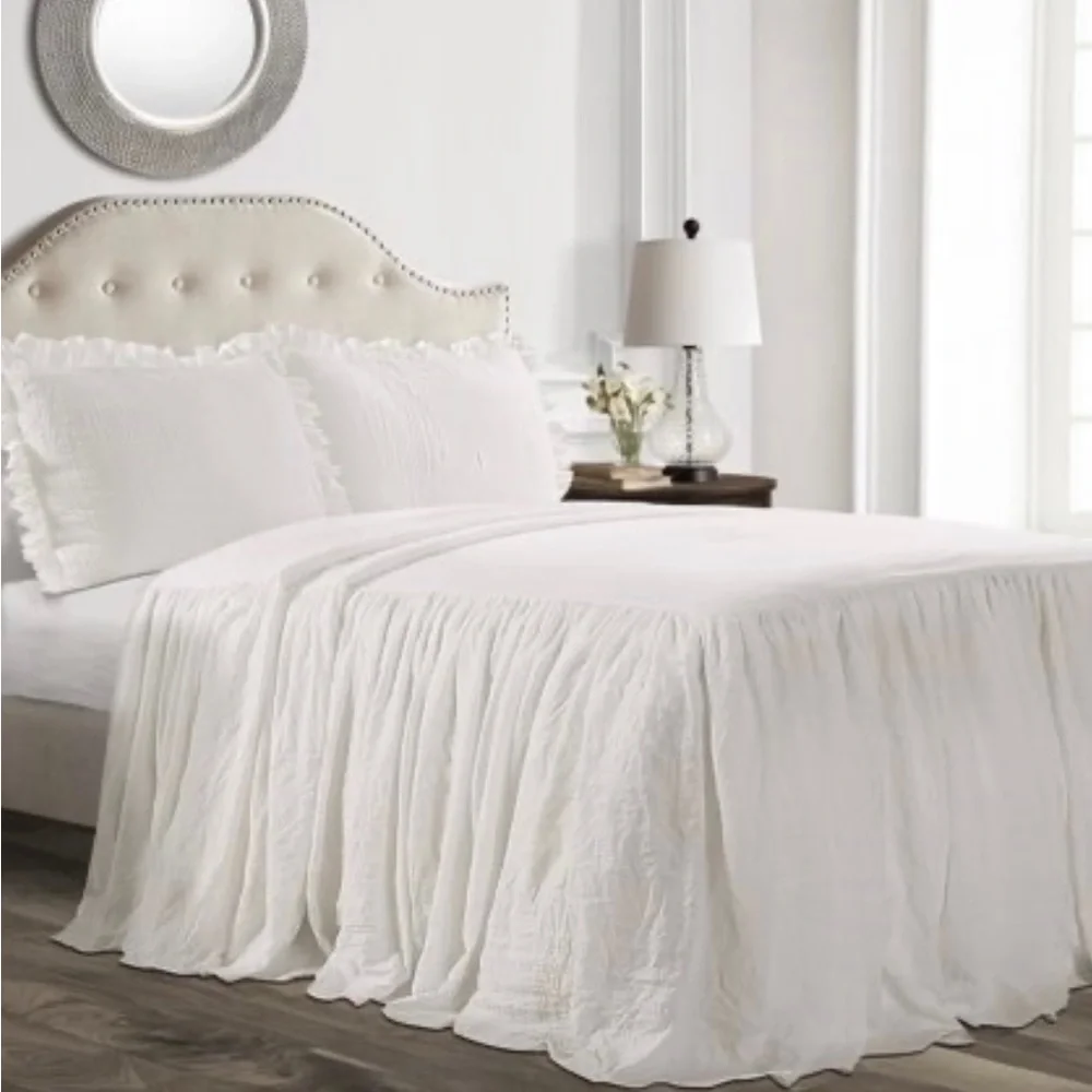 Lush Decor Ruffle Skirt Bedspread Set Twin